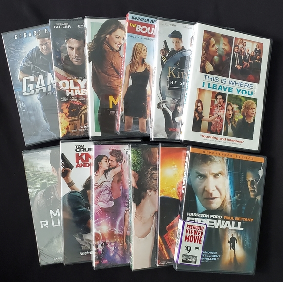 Other - 12 Movie DVD Bundle - 2 used, 10 new